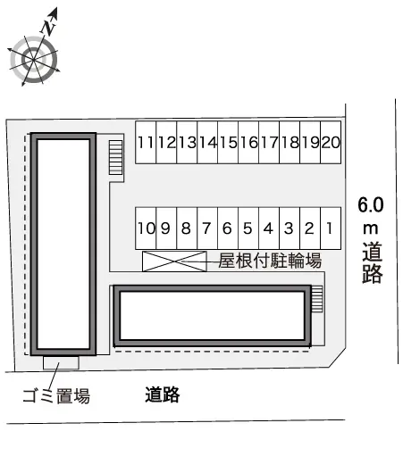 ★手数料０円★東金市田間　月極駐車場（LP）